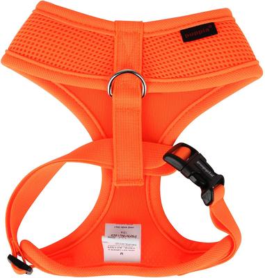 Show full view: Puppia Neon Soft Dog Harness, Orange, Medium slide 2 of 5