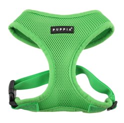 Puppia Polyester Back Clip Dog Harness, Green, Medium: 16 to 22-in chest