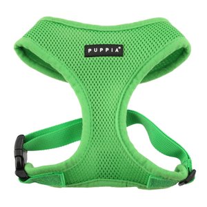 Puppia Polyester Back Clip Dog Harness, Green, Medium: 16 to 22-in chest