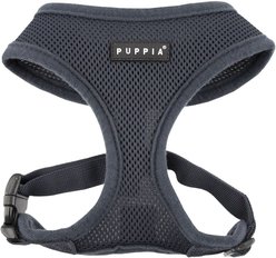 Puppia Polyester Back Clip Dog Harness, Grey, X-Large: 22 to 32-in chest