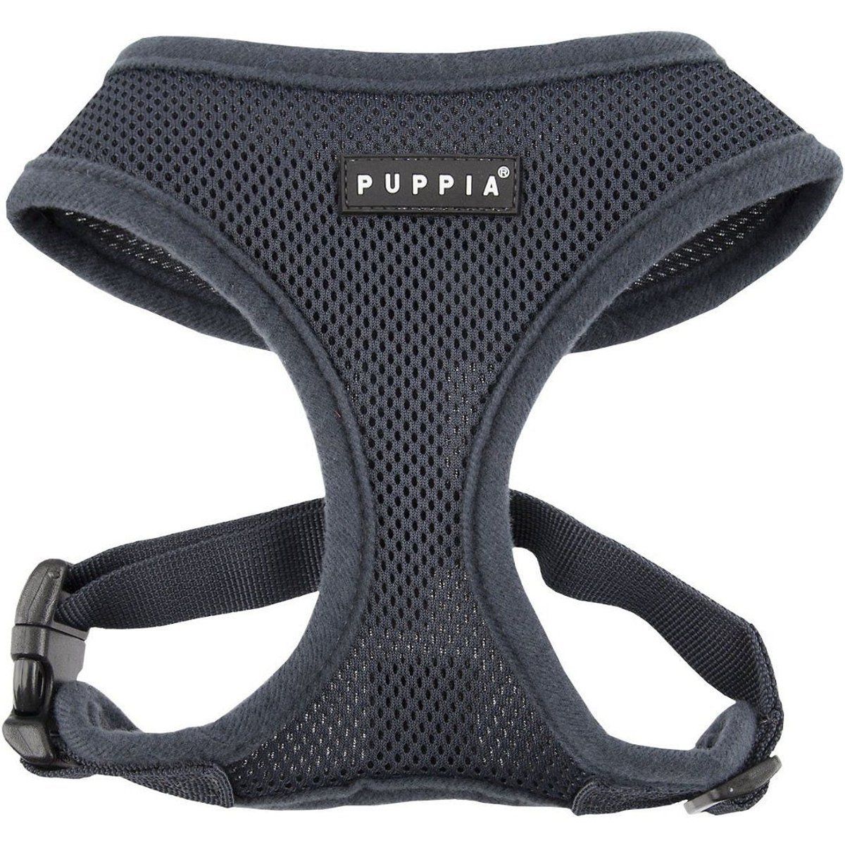 Puppia Polyester Back Clip Dog Harness, Grey, X-Small