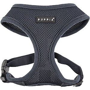 Puppia Polyester Back Clip Dog Harness, Grey, X-Small