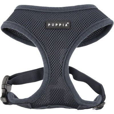 Puppia Puppia Polyester Back Clip Dog Harness, Grey, X-Small
