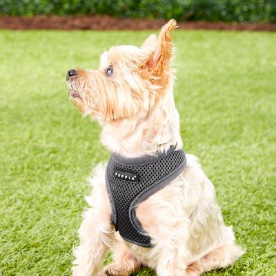 Show full view: Puppia Polyester Back Clip Dog Harness, Grey, X-Small slide 4 of 10