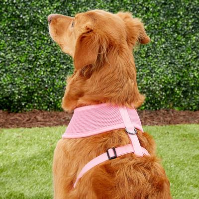 Show full view: Puppia Polyester Back Clip Dog Harness, Pink, X-Large: 22 to 32-in chest slide 4 of 9
