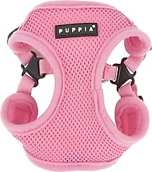 Puppia Soft C Dog Harness, Pink, Medium: 14.2 to 15.4-in chest