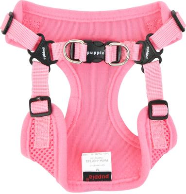 Show full view: Puppia Soft C Dog Harness, Pink, Medium: 14.2 to 15.4-in chest slide 3 of 6