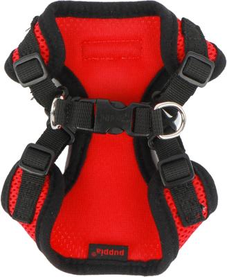 Show full view: Puppia Soft C Dog Harness, Red, Medium: 14.2 to 15.4-in chest slide 3 of 6