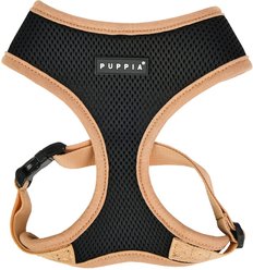 Puppia Soft II Dog Harness, Black, Medium: 17 to 23-in chest