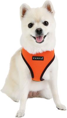 Show full view: Puppia Soft II Dog Harness, Orange, Medium: 17 to 23-in chest slide 3 of 5