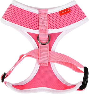 Show full view: Puppia Soft II Dog Harness, Pink, Medium: 17 to 23-in chest slide 2 of 5