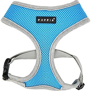 Puppia Soft II Dog Harness, Sky Blue, Medium: 17 to 23-in chest