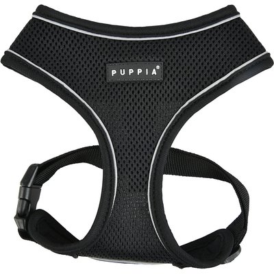 Puppia Puppia Soft Pro Dog Harness, Black, Large: 19 to 26-in chest