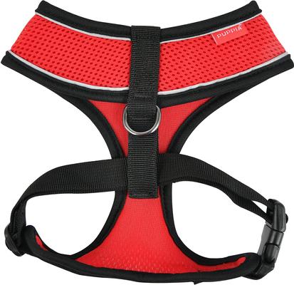 Show full view: Puppia Soft Pro Dog Harness, Red, Small: 13 to 18-in chest slide 3 of 6