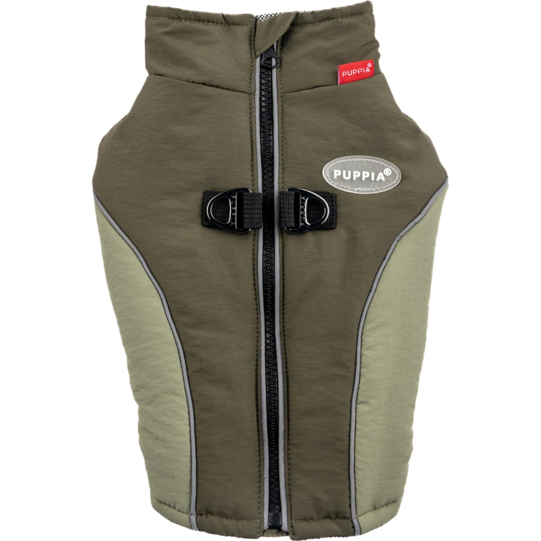 Puppia Terrain Winter Coat Waterproof Dog Harness, Khaki, Small: 12.5-in chest