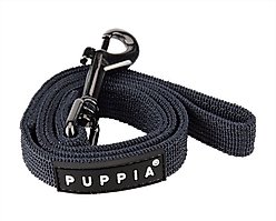 Puppia Two-Tone Polyester Dog Leash, Gray, Small: 3.81-ft long, 0.4-in wide