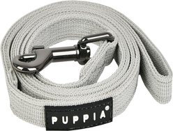 Puppia Two-Tone Polyester Dog Leash, Light Grey, Medium: 3.94-ft long, 0.6-in wide