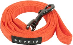 Puppia Two-Tone Polyester Dog Leash, Orange, Medium: 3.94-ft long, 0.6-in wide
