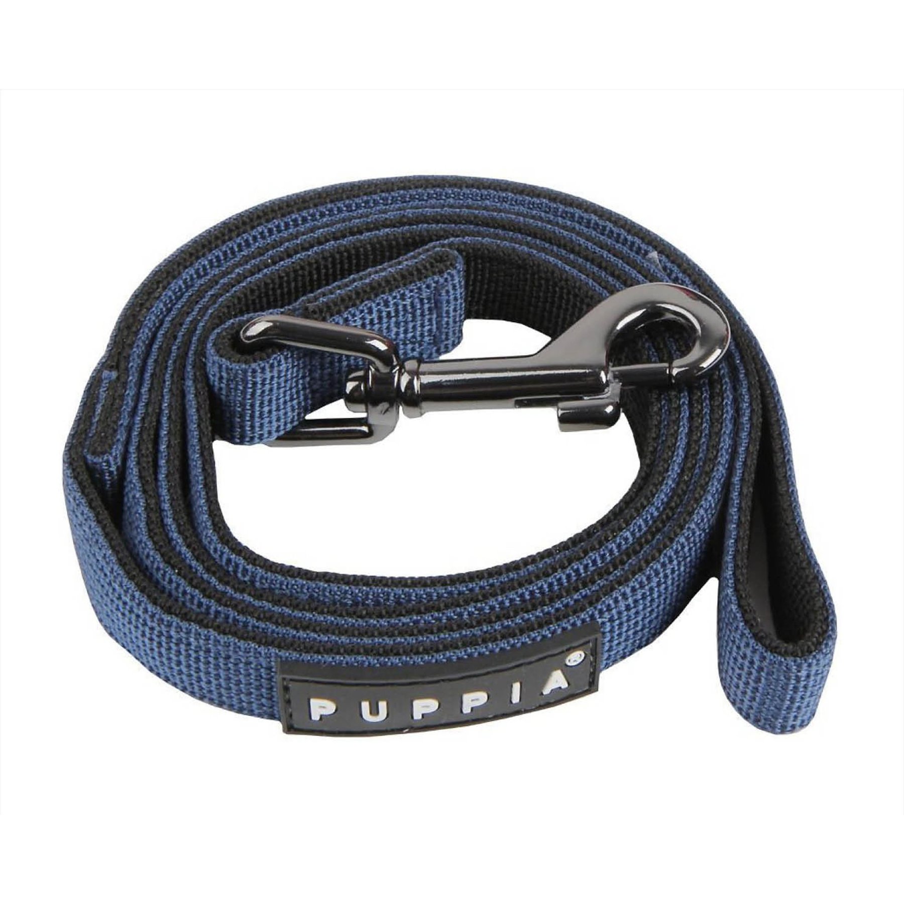 Puppia Two-Tone Polyester Dog Leash, Royal Blue, Small: 3.81-ft long, 0.4-in wide
