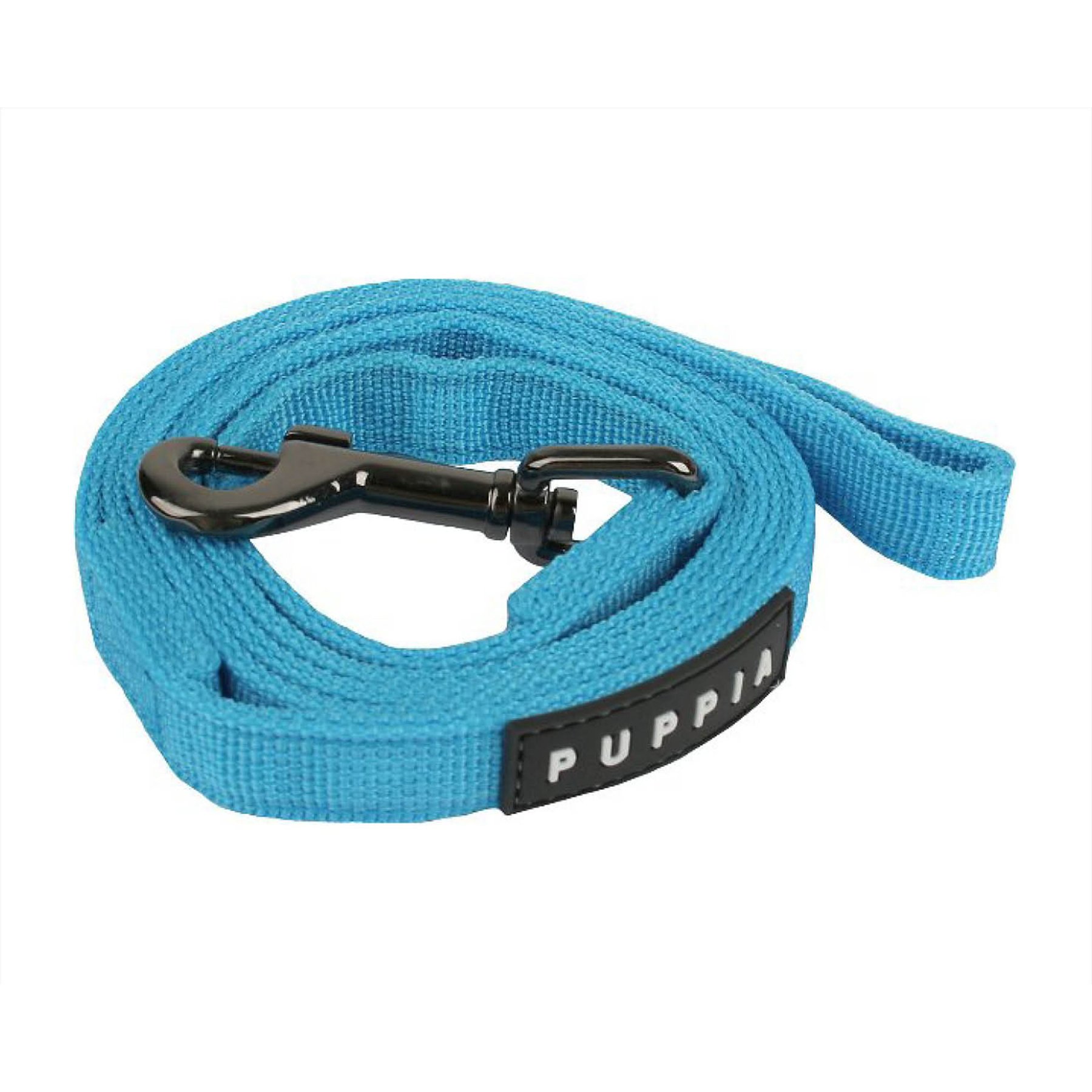 Puppia Two-Tone Polyester Dog Leash, Sky Blue, Small: 3.81-ft long, 0.4-in wide