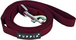 Puppia Two-Tone Polyester Dog Leash, Wine, Large: 4.59-ft long, 0.8-in wide