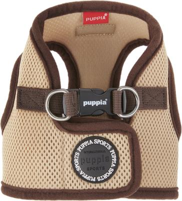 Show full view: Puppia Vest Polyester Step In Back Clip Dog Harness, Beige, Medium slide 6 of 11