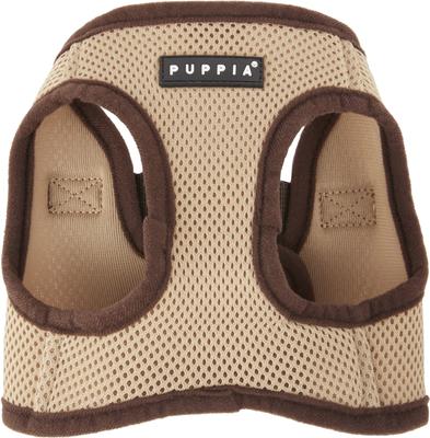 Show full view: Puppia Vest Polyester Step In Back Clip Dog Harness, Beige, Medium slide 7 of 11