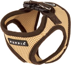 Puppia Vest Polyester Step In Back Clip Dog Harness, Beige, Small slide 1 of 8