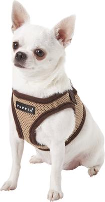 Show full view: Puppia Vest Polyester Step In Back Clip Dog Harness, Beige, Small slide 4 of 12