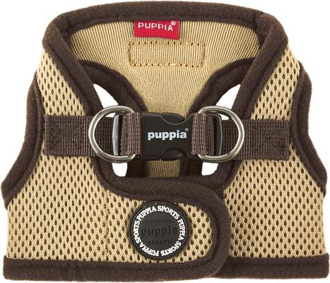Show full view: Puppia Vest Polyester Step In Back Clip Dog Harness, Beige, Small slide 7 of 12