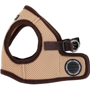 Puppia Vest Polyester Step In Back Clip Dog Harness, Beige, XX-Large: 23.6 to 24.4-in chest
