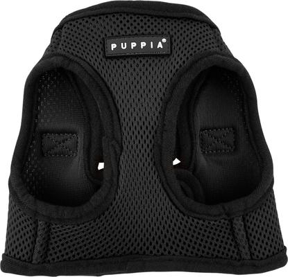 Show full view: Puppia Vest Polyester Step In Back Clip Dog Harness, Black, Medium slide 7 of 11