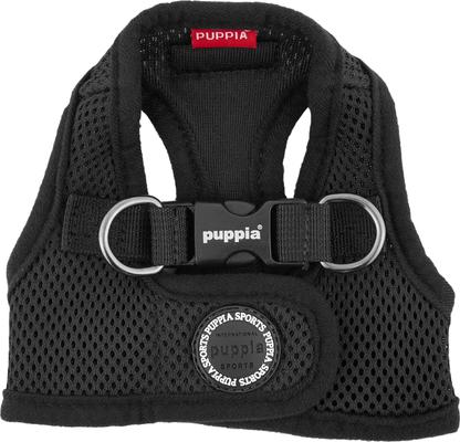 Show full view: Puppia Vest Polyester Step In Back Clip Dog Harness, Black, Small slide 6 of 11