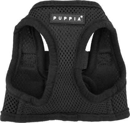 Show full view: Puppia Vest Polyester Step In Back Clip Dog Harness, Black, Small slide 7 of 11
