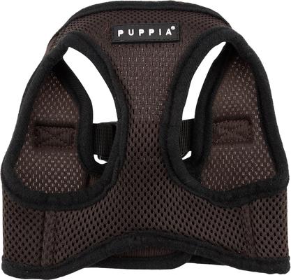 Show full view: Puppia Vest Polyester Step In Back Clip Dog Harness, Brown, Medium: 13.1 to 13.9-in chest slide 4 of 9