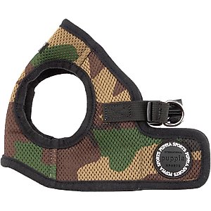 Puppia Vest Polyester Step In Back Clip Dog Harness, Camo, Small: 10.8 to 11.2-in chest