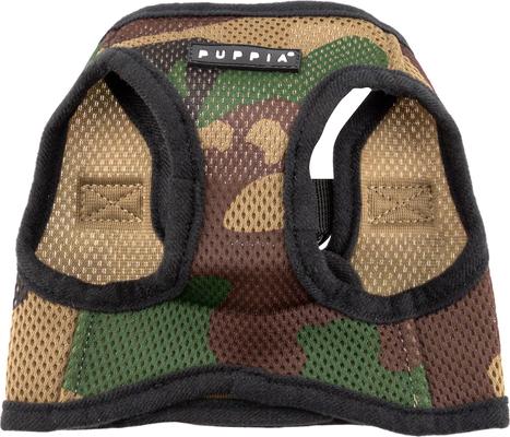Show full view: Puppia Vest Polyester Step In Back Clip Dog Harness, Camo, Small: 10.8 to 11.2-in chest slide 4 of 9