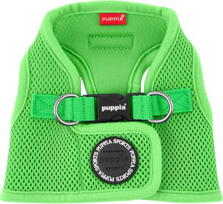 Show full view: Puppia Vest Polyester Step In Back Clip Dog Harness, Green, Medium: 15.4-in chest slide 6 of 11