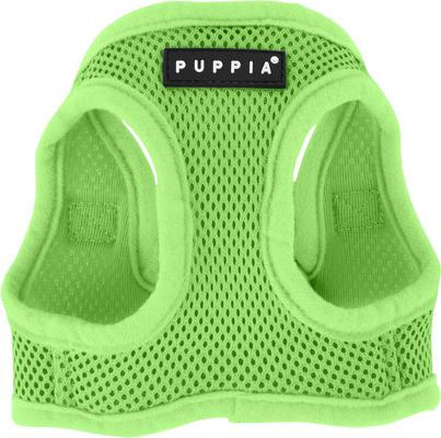 Show full view: Puppia Vest Polyester Step In Back Clip Dog Harness, Green, Small: 12.6-in chest slide 7 of 11