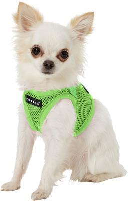 Show full view: Puppia Vest Polyester Step In Back Clip Dog Harness, Green, X-Small slide 3 of 11