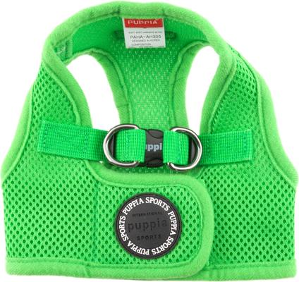 Show full view: Puppia Vest Polyester Step In Back Clip Dog Harness, Green, XXX-Large: 26.8 to 27.6-in chest slide 3 of 9