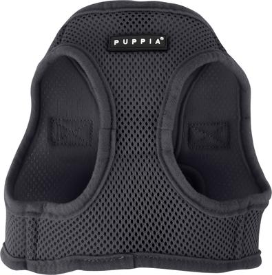 Show full view: Puppia Vest Polyester Step In Back Clip Dog Harness, Grey, Large: 16.9-in chest slide 7 of 11