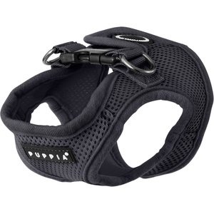 Puppia Vest Polyester Step In Back Clip Dog Harness, Grey, Medium