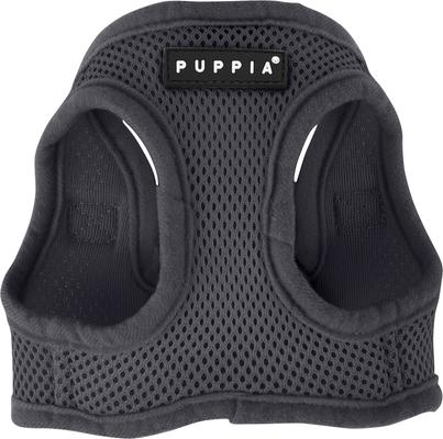 Show full view: Puppia Vest Polyester Step In Back Clip Dog Harness, Grey, Medium slide 8 of 12