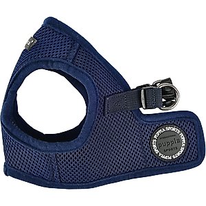 Puppia Vest Polyester Step In Back Clip Dog Harness, Navy, Large: 16.1 to 16.9-in chest