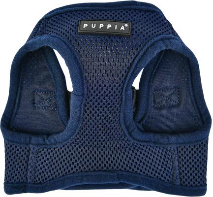 Show full view: Puppia Vest Polyester Step In Back Clip Dog Harness, Navy, Medium: 13.1 to 13.9-in chest slide 4 of 9
