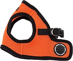 Puppia Vest Polyester Step In Back Clip Dog Harness, Orange, Large: 16.1 to 16.9-in chest