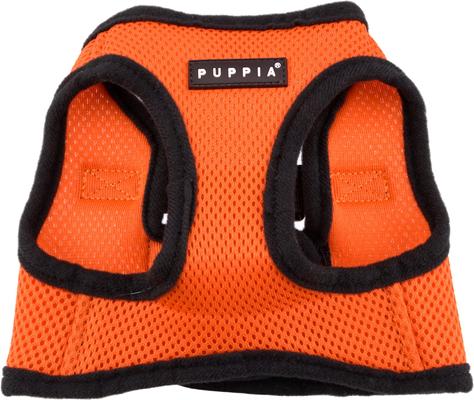 Show full view: Puppia Vest Polyester Step In Back Clip Dog Harness, Orange, Medium: 13.1 to 13.9-in chest slide 3 of 8