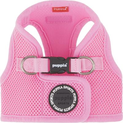 Show full view: Puppia Vest Polyester Step In Back Clip Dog Harness, Pink, Medium: 15.4-in chest slide 7 of 12