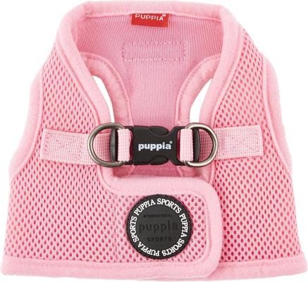 Show full view: Puppia Vest Polyester Step In Back Clip Dog Harness, Pink, Medium: 15.4-in chest slide 8 of 12